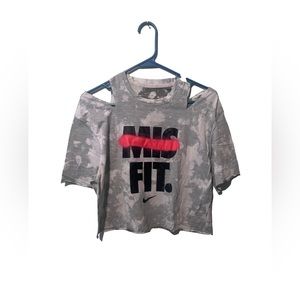 Nike fit crop top